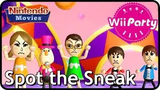 Wii Party: Rule Reversal / Spot the Sneak (2 players, Master Difficulty)