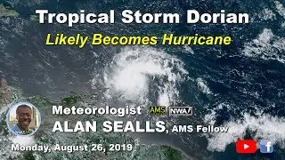 Tropical Storm Dorian Forecast, August 26