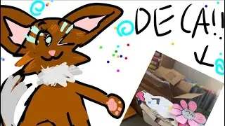 DECA unboxing my fanmail! | paper dragon puppet 