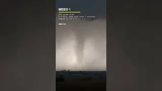 Entire life-cycle of a tornado documented near Cordell, OK under an LP supercell. Surprising twister