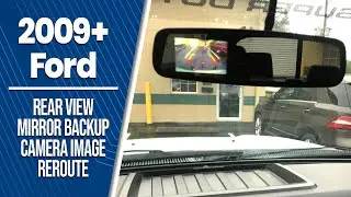 2009+ Ford - Rear View Mirror Backup Rear Camera Reroute Interface - Easy Install!