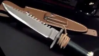 RAMBO FIRST BLOOD (1982) John Rambo Survival knife prop by HCG/Master Cutlery 2014 New Version