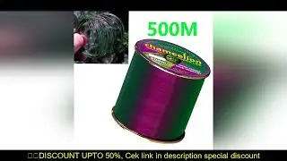 500M Japan Fluorocarbon On Nylon Fishing  Line   Monofilament  Sea Fresh Water Wire Leader Line  Car
