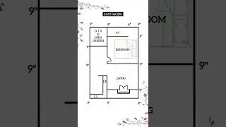 😈 6 Lakhs House Design 1bhk #shorts #trending #construction #houseplan