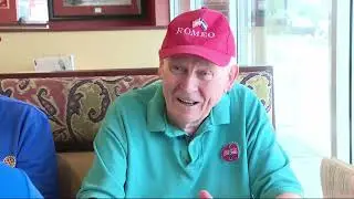 Retired Old Men Eating Out -- ROMEO, for short -- enjoy their weekly meeting spot before it closes