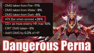 ATK Bar When he revived +26%, You must not defeat this Perna🧐🧐🧐【Summoners War RTA】