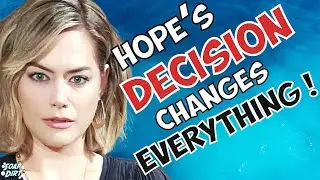 Bold and the Beautiful: Hope's Big Decision Changes Everything on B&B! #boldandbeautiful