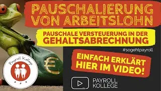 Mehr Netto 💵 Dank pauschaler Lohnsteuer?  Was bedeutet Pauschalierung von Arbeitslohn?