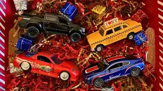 Diecast Cars: Nissan Titan PRO-4X, NYC Taxi Cab, Mazda RX-7, Bentley Continental GT