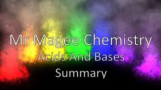 Nat 5 Chemistry-Acids And Bases Summary