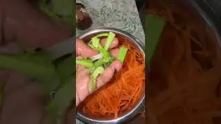 Trying out the viral carrot salad