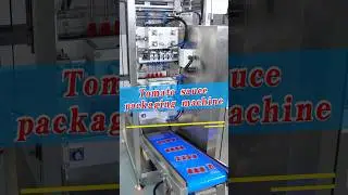 tomato sauce packaging machine, ketchup pouch filling machine. #packingmachine #saucefillingmachine