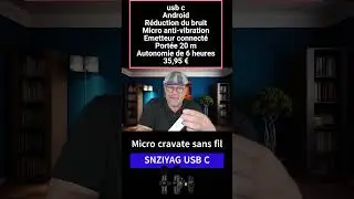 Micro sans fil SNZIYAG pour faire vos vid&eacute;os ! #shorts