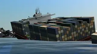 [60FPS] Ship Simulator Extremes | Vermaas sinks like Titanic, Britannic and Poseidon!