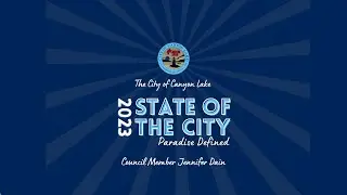 Jennifer Dain: City of Canyon Lake State of the City 2023 Segment