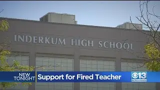 Supporters Rally Behind Sacramento Teacher Who Epressed Support For Antifa
