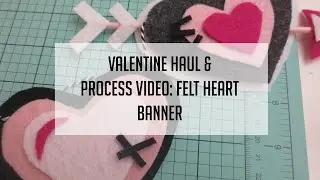 DIY Felt Heart Banner | Valentine&rsquo;s Day Decor | How to | Michael&rsquo;s Valentine Haul