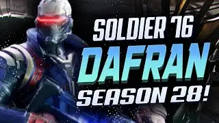 Dafran DPS gameplay - Soldier 76 | Widow | Tracer | Sombra [ Overwatch Season 28 Top 500 ]