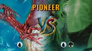 MTG Pioneer - Mono Blue Midrange by Nicole VS Simic Aggro by back