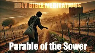 Mark 4:1-20 - HOLY BIBLE MEDITATIONS - Jesus presents the Parable of the Sower (vertical)