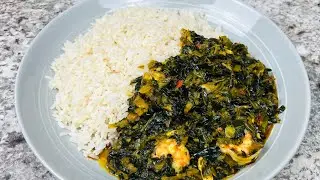 Flavor-Packed Spinach Stew with Fish & Shrimp | Easy Recipe