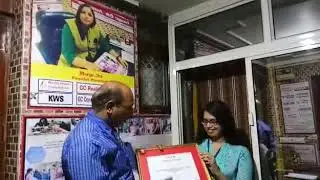 CSR Young achiever felicitation in World Hope Foundation