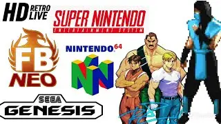 🎮 RETRO GAMING MARATHON 🔴 | SNES, Genesis, N64, FBNeo LIVE Longplay Gameplay!