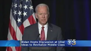 Biden Hosts Discussion At UDel