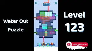Water Out Puzzle Level 123 Walkthrough 💧 | Step-by-Step Solution | SolutionGuruji