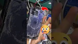 iPhone vs Car Crash 😂📱💥 #iphonerepair #carcrash #favphone