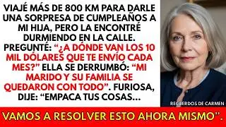 Encontré a mi hija viviendo en la calle, pidiendo ayuda y entonces descubrí la traición de su mari