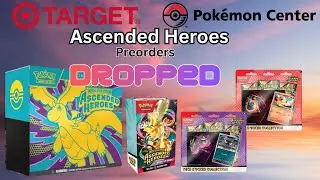 Pok&eacute;mon Center & Target Dropped Ascended Heroes Preorders! Did I Strikeout?