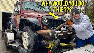 I bought the cheapest Jeep Wrangler JK in the USA abandoned by a TikTok Star | DriveHub