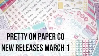 Pretty on Paper Co New Releases March 1, 2016:: ChrissyLilly