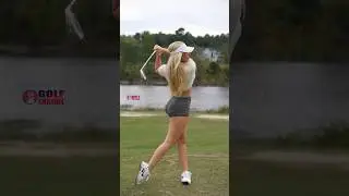 Amazing Golf Swing you need to see | Golf Girl awesome swing | Golf shorts | Kaelee Rene