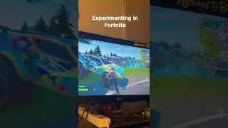 Fortnite glitch experimenting with crash pads￼￼