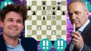 Eminent Chess game  Magnus Carlsen vs Garry Kasparov 38