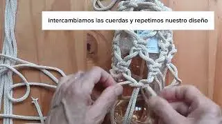 Portabotella #macramé #water #bottle holder