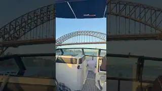 FOB or FAD? 😂🚤 #FAD #FOB #freshoffboat #sydneyharbour #harbourbridge #sunset #views #fyp