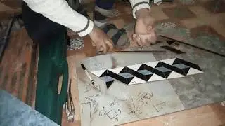 شرح طريقة تنفيد  ديكور عتبة الباب . 3D Explanation of how to decorate the door sill in detail in 3D