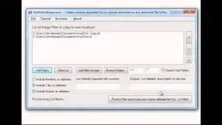 How to Create comma separated list or comma delimited or any delimited file