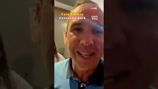 Caio Ribeiro Cantando Belo antes do Jogo entre Flamengo x Corinthians