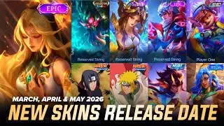 UPDATE ON THE LATEST MLBB NEW SKINS RELEASE DATE 2026 MARCH, APRIL & MAY | MLBB LEAKS