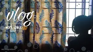 VLOG I we can enjoy the little things I my work space I smilingletters