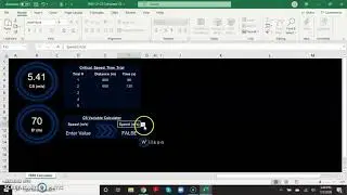 Critical Power Calculator in excel