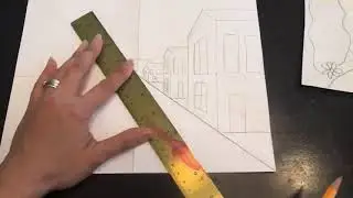 Firehouse Art Center-Kids Art Class- Timelapse Trailer- Drawing with One Point Perspective
