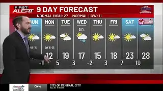 First Alert: Weather Now - The Next Nine for Friday, January 23