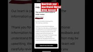 Ubereat deactivated my account #ubereats #uber #uberdriver #reactivate #ubereatsdriver #deactivate