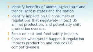 Dr. Andr&eacute; Williamson - Cost of Increased Regulations on Animal Welfare to Producers and Consumers