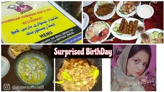 Shandaar Shinwari || Surprised Birthday celebration || Dinner With Family || Karachi Food Street